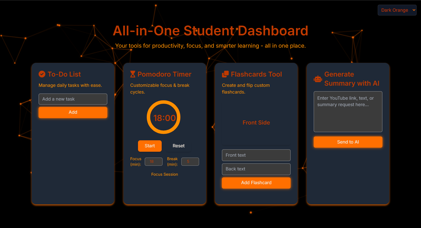 Dark Orange Theme